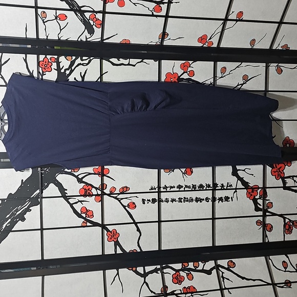 10 Crosby Derek Lam Sleeveless Navy Midi Dress XS New - Picture 8 of 10